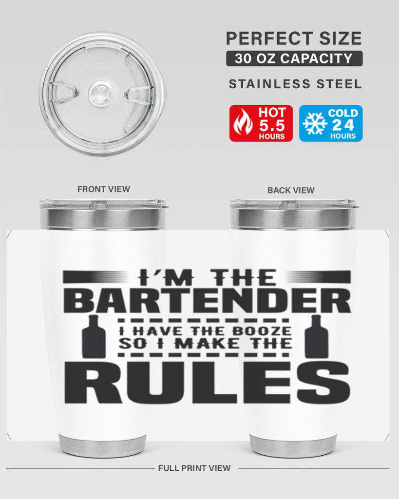 I am the Bartender Style 2#- bartender- tumbler