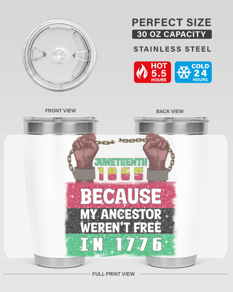 Juneteenth 1865 Ancestor 4#- Juneteenth- tumbler