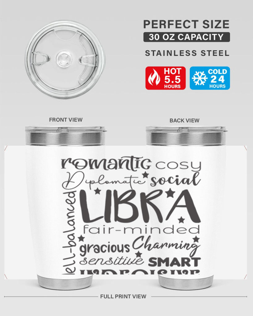 Libra 569#- zodiac- Tumbler