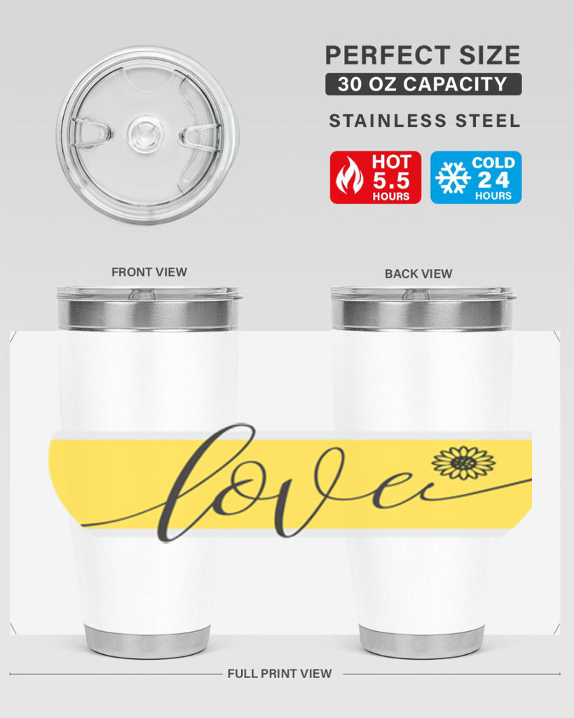 Love and daisy327#- spring- Tumbler