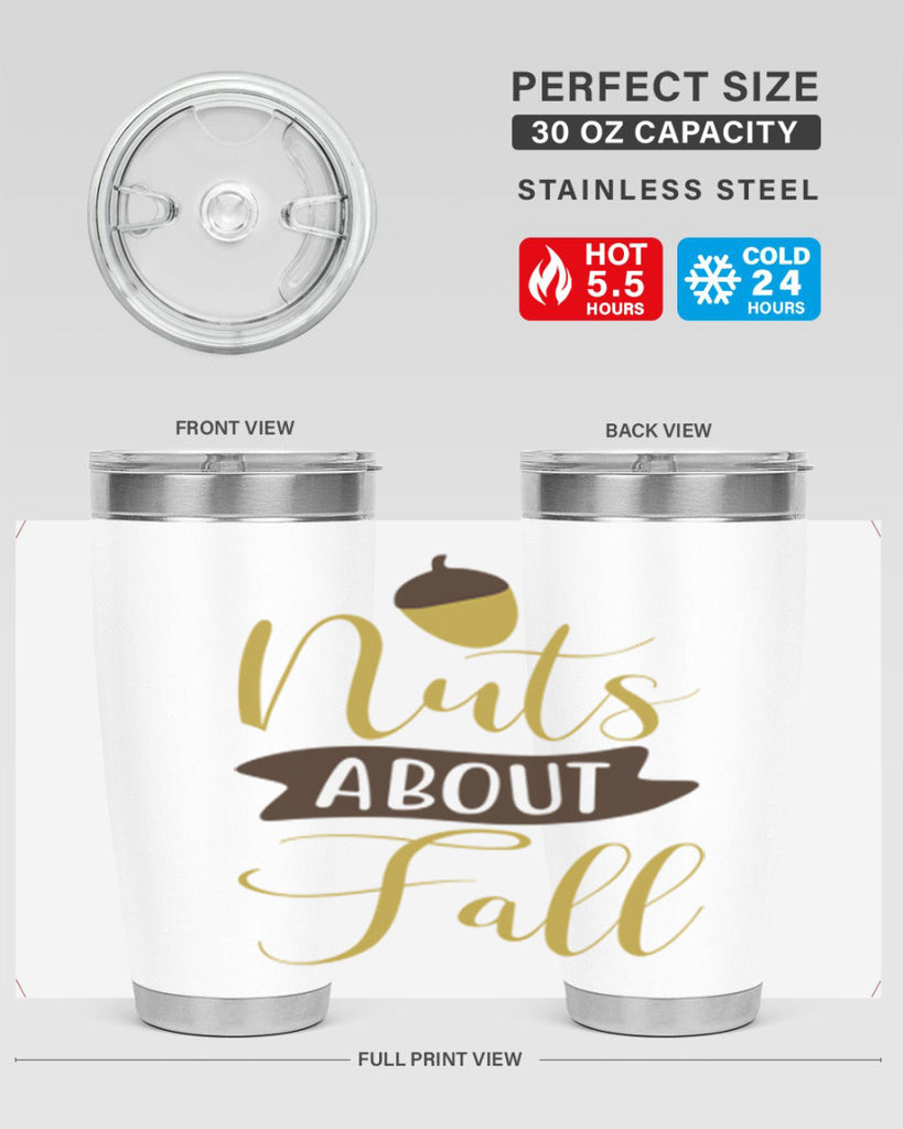 Nuts About Fall 442#- fall- Tumbler