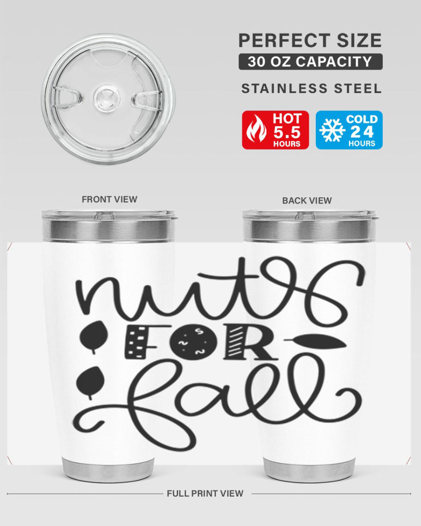 Nuts For Fall 446#- fall- Tumbler