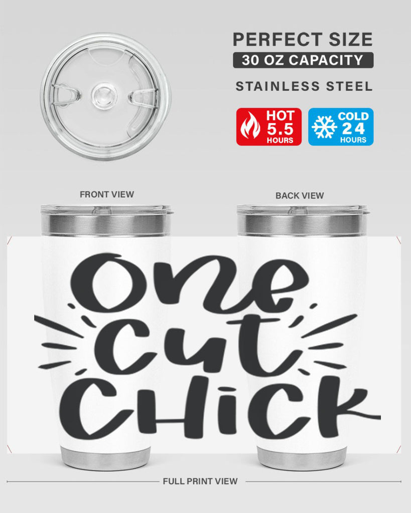 One cut chick  388#- spring- Tumbler