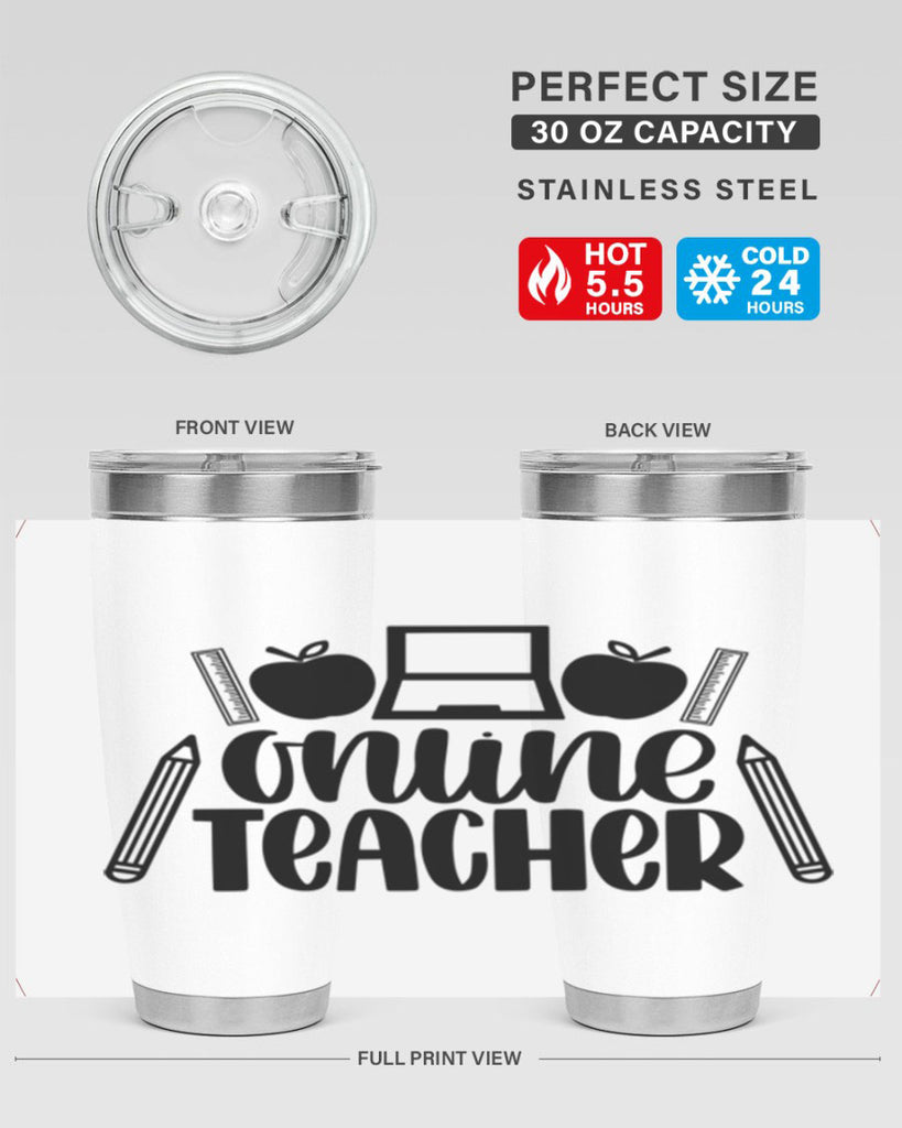 Online Teacher Style 61#- teacher- tumbler