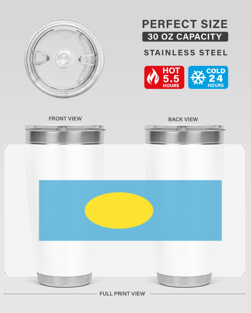 Palau 65#- world flags- Tumbler