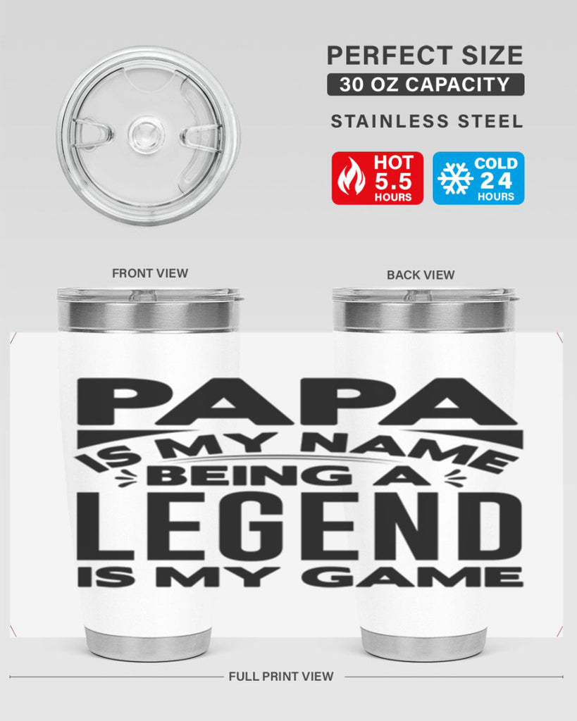 Papa 125#- grandpa - papa- Tumbler