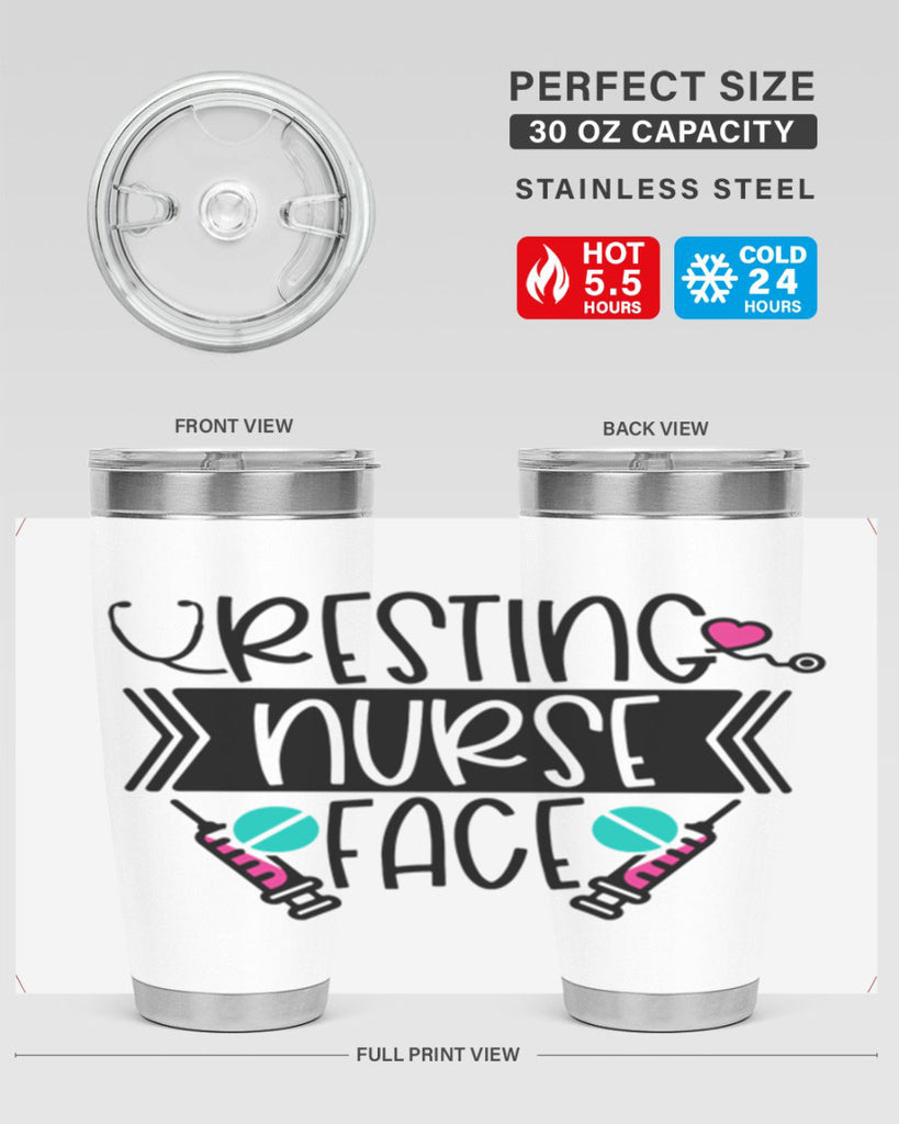 Resting Nurse Face Style Style 58#- nurse- tumbler