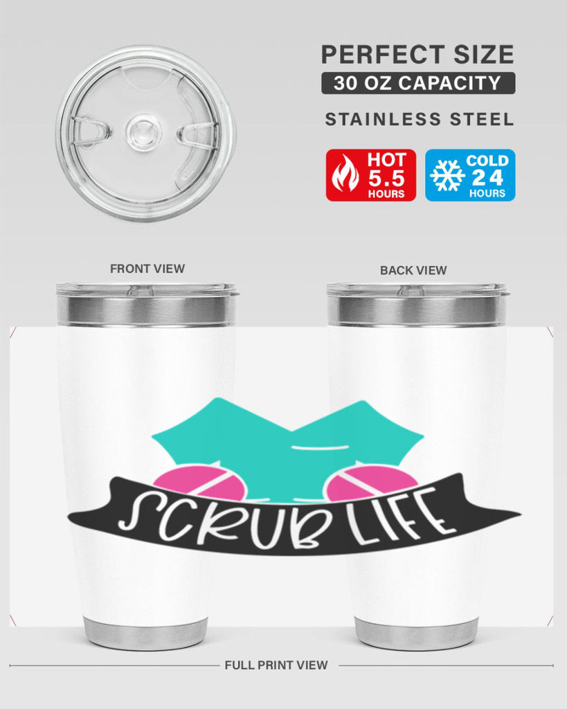 Scrub Life Style Style 45#- nurse- tumbler