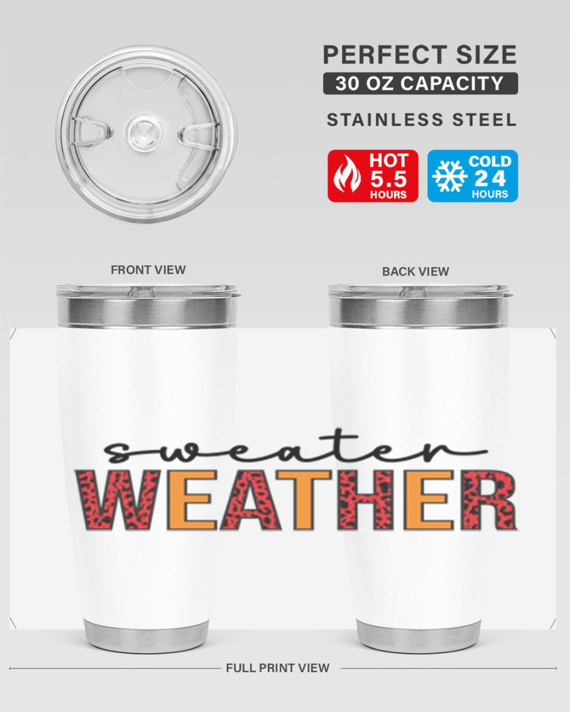 Sweater Weather 587#- fall- Tumbler