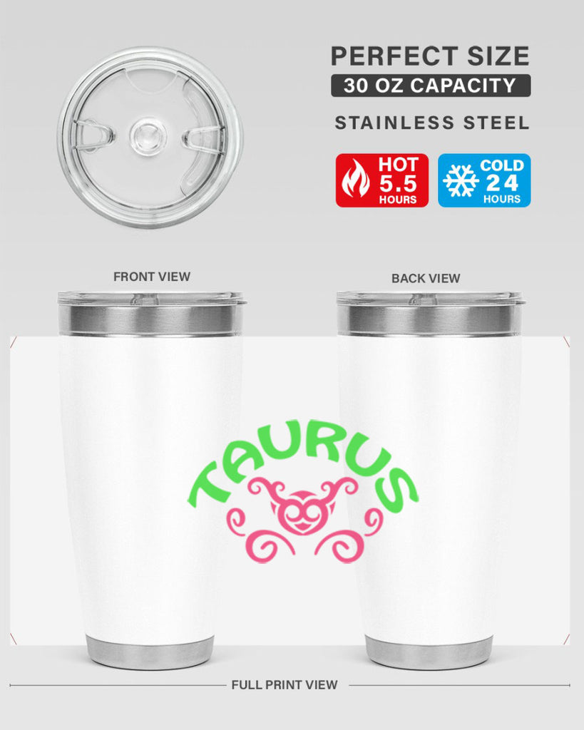 Taurus 493#- zodiac- Tumbler