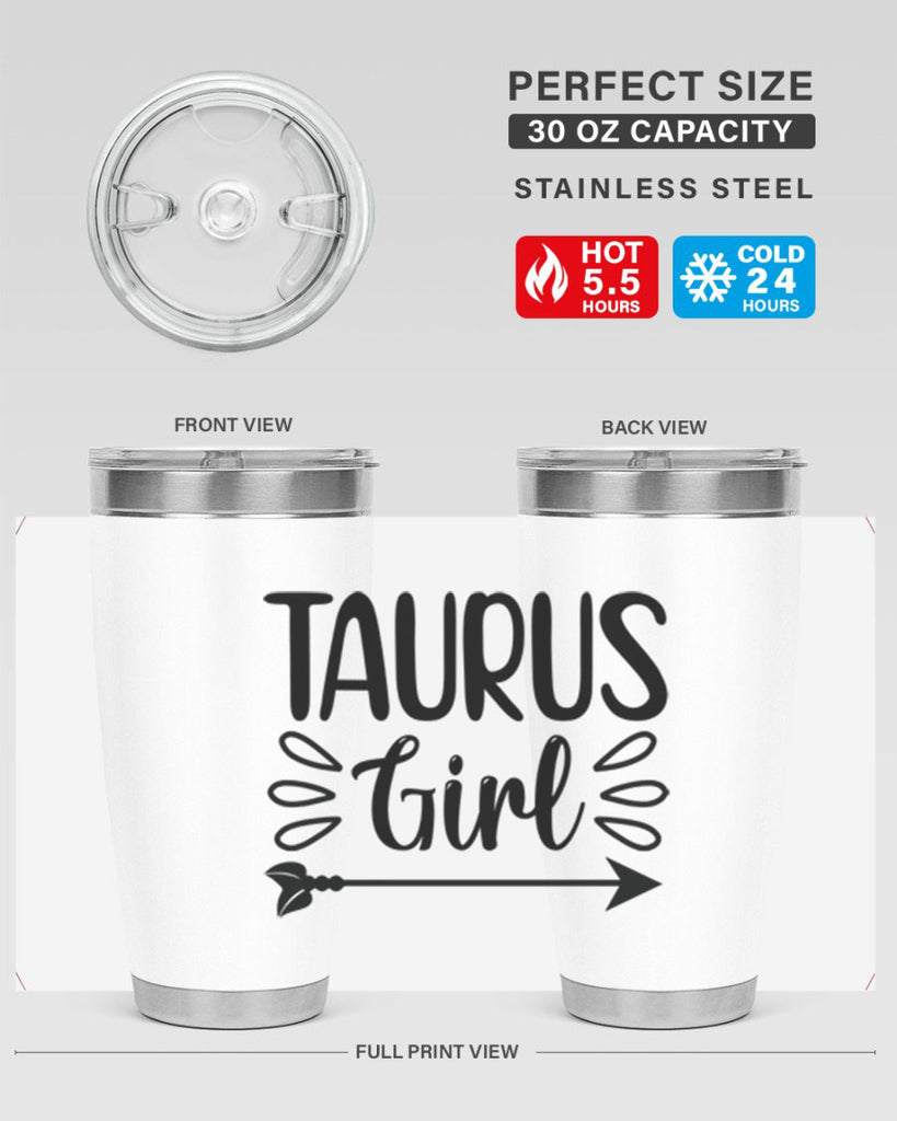 Taurus girl 500#- zodiac- Tumbler