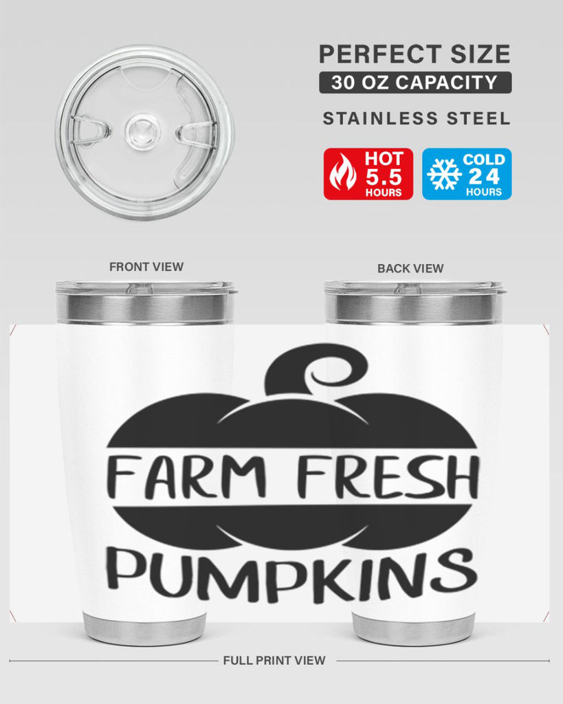 farm fresh pumpkins 174#- fall- Tumbler