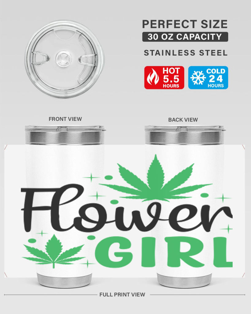 flower girl 83#- marijuana- Tumbler