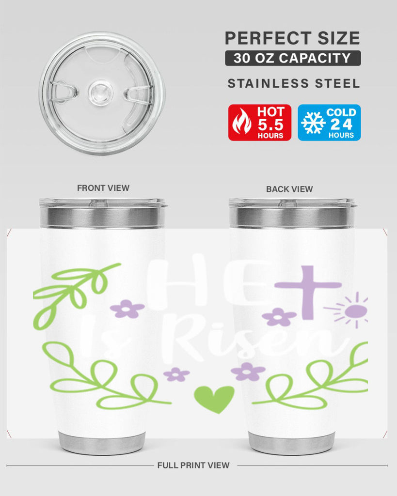 he is risen 79#- easter- Tumbler