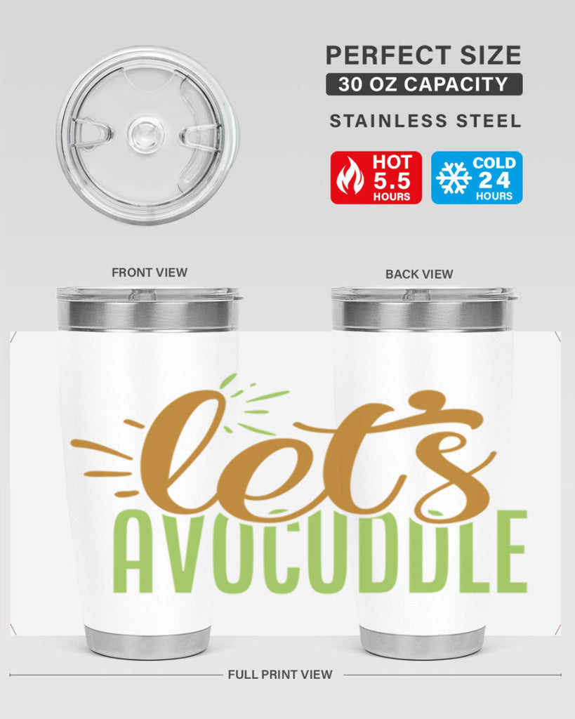 lets avocuddle 5#- avocado- Tumbler