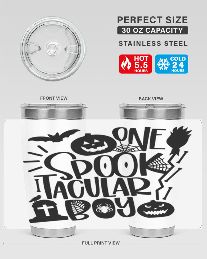 one spooktacular boy 38#- halloween- Tumbler