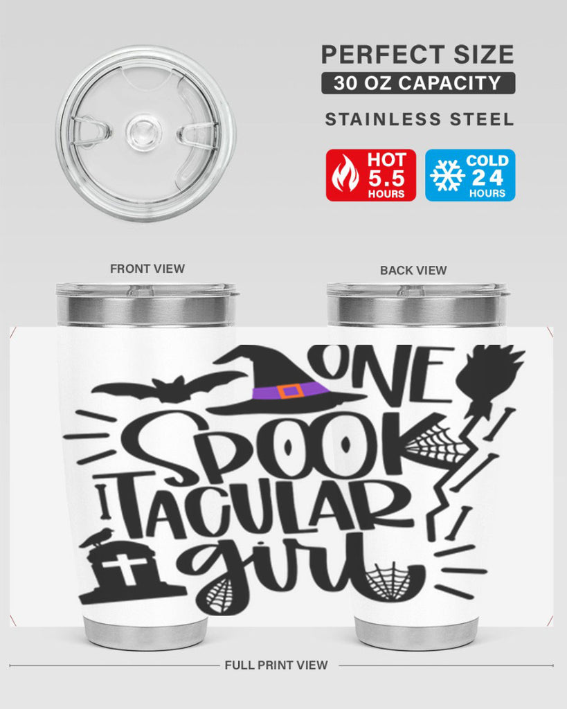 one spooktacular girl 36#- halloween- Tumbler