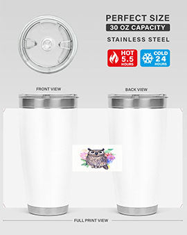 owl 3#- owl- Tumblers