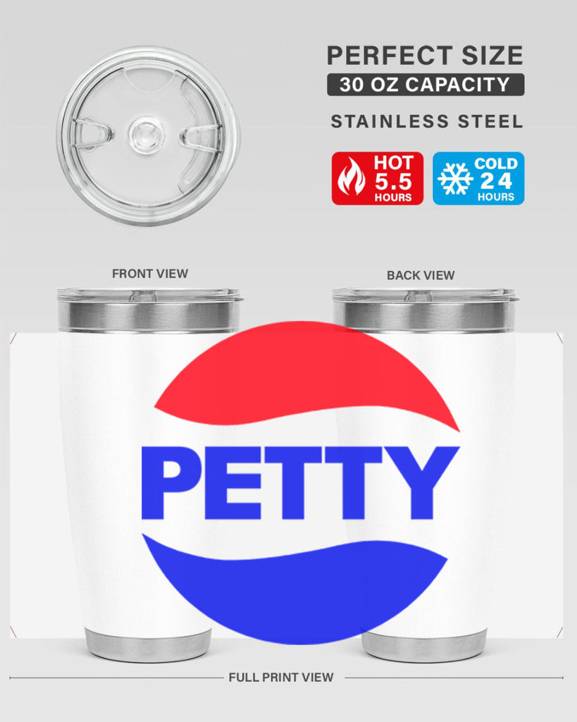 petty  pepsi 54#- black words phrases- Cotton Tank