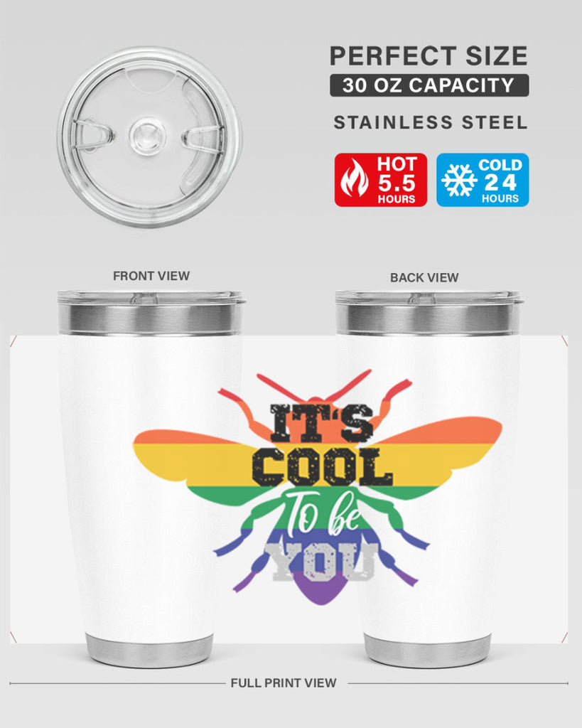 pride bee cool 70#- lgbt- Tumbler