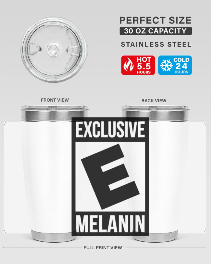 rated exclusive melanin 46#- black words phrases- Cotton Tank