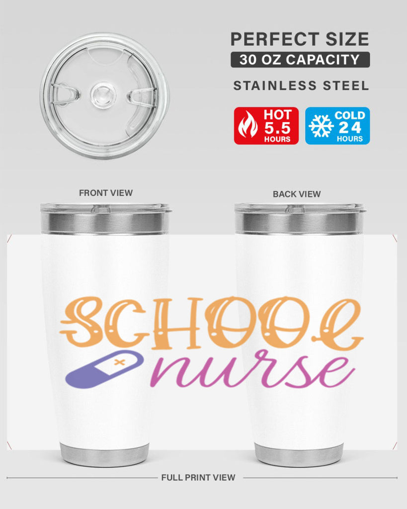 school nurse Style 353#- nurse- tumbler