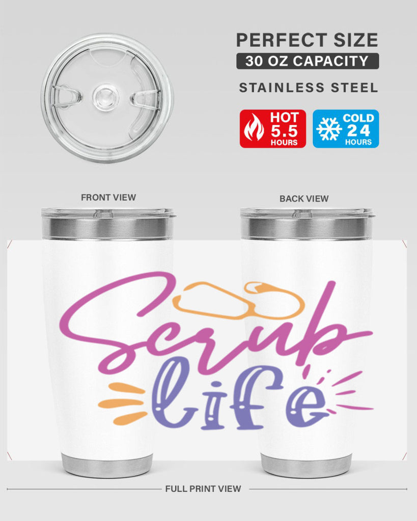 scrub life Style Style 43#- nurse- tumbler