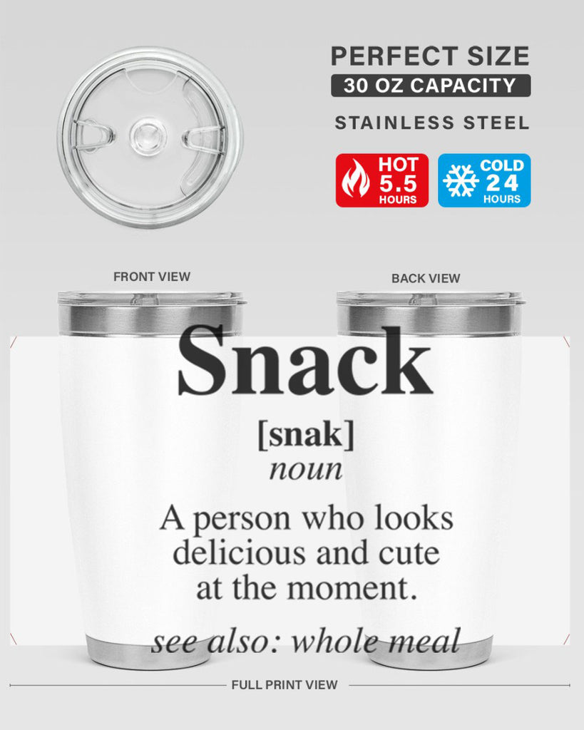 snack definition 29#- black words phrases- Cotton Tank