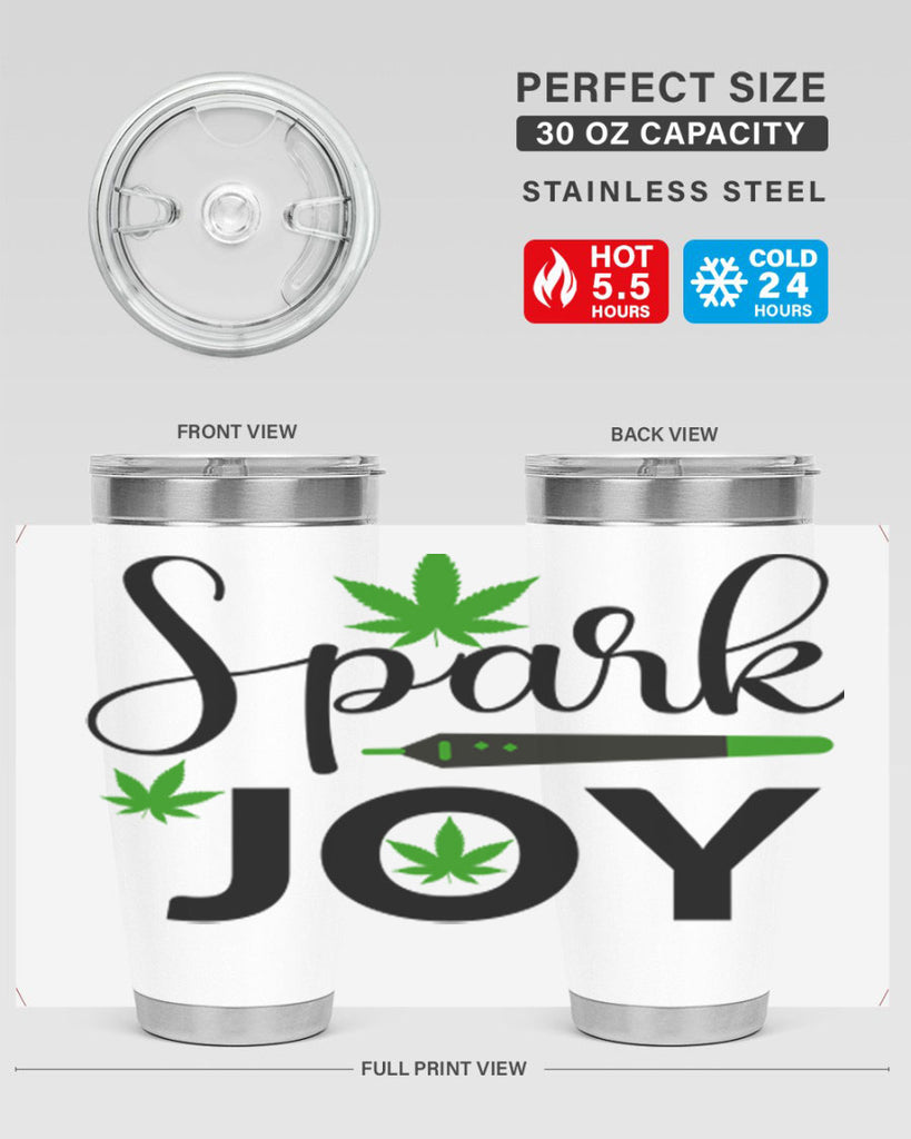 spark joy 250#- marijuana- Tumbler