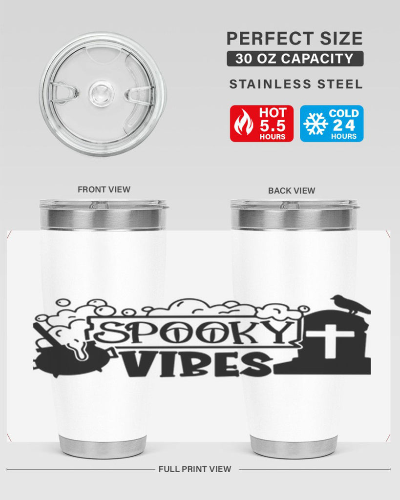 spooky vibes 20#- halloween- Tumbler