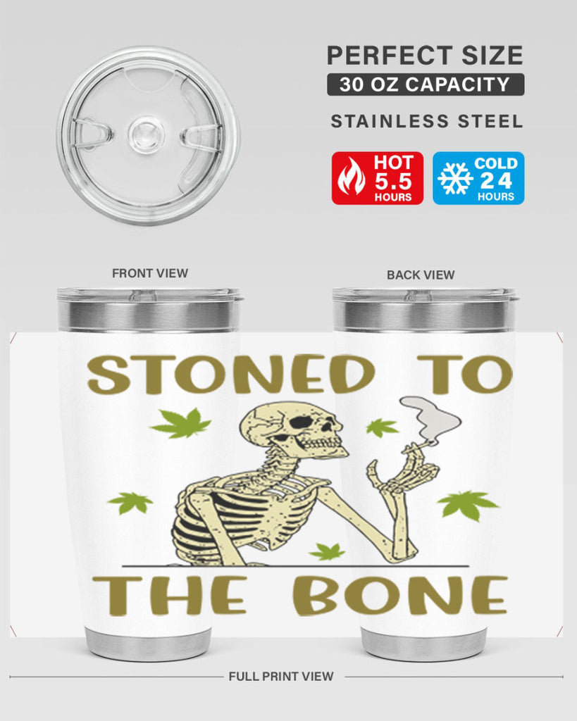 stones to the bone 264#- marijuana- Tumbler