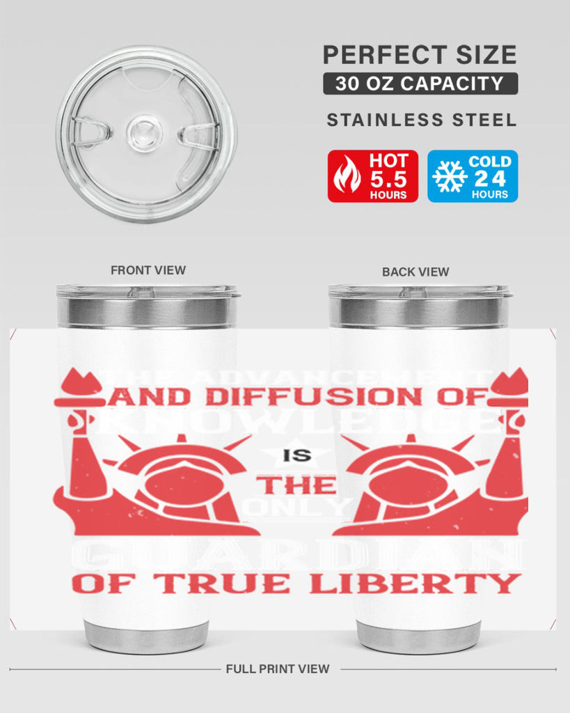 the advencement and diffusion of knowledge Style 190#- Fourt Of July- Tumbler