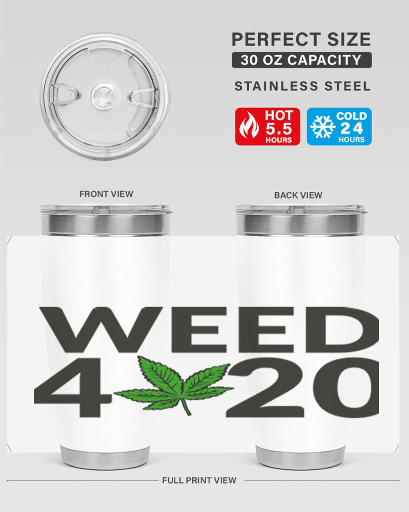 weed 420 282#- marijuana- Tumbler