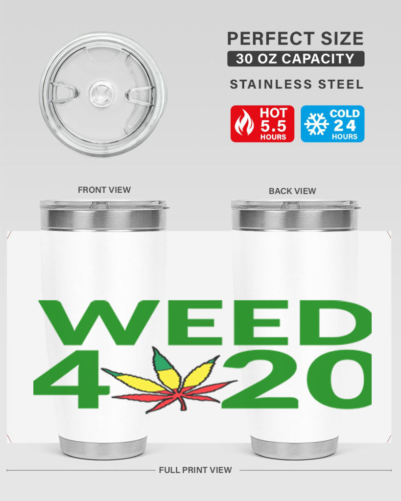 weed 420 cannabis 281#- marijuana- Tumbler