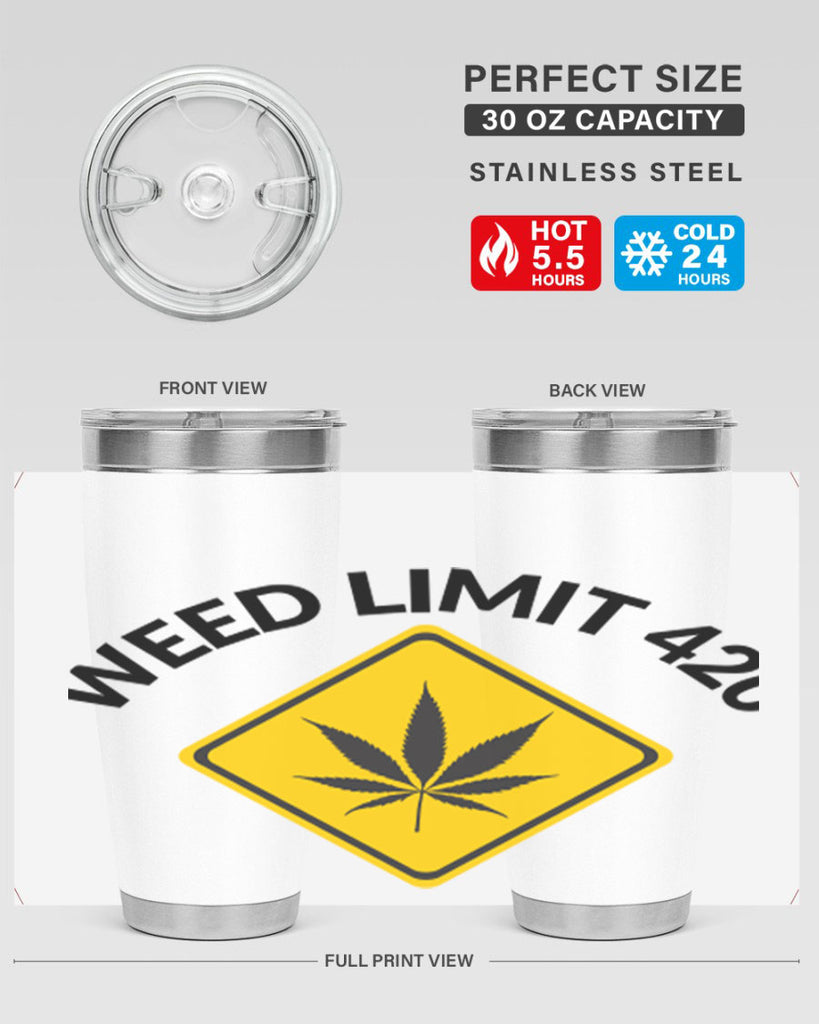 weed limit 420 a 290#- marijuana- Tumbler