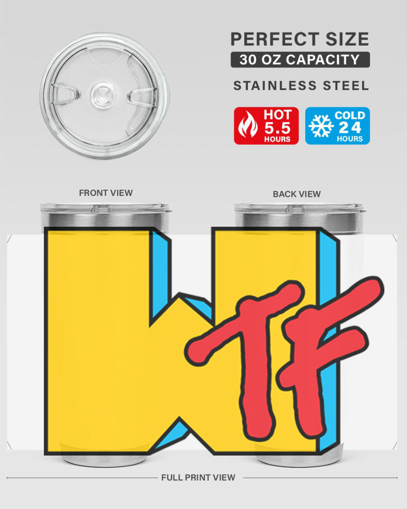 wtf 8#- black words phrases- Cotton Tank