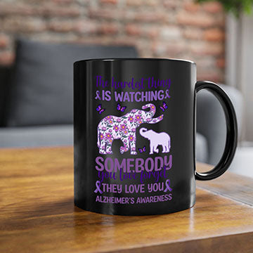 AlzheimerS Awareness Purple Elephant 16#- alzheimers-Mug / Coffee Cup