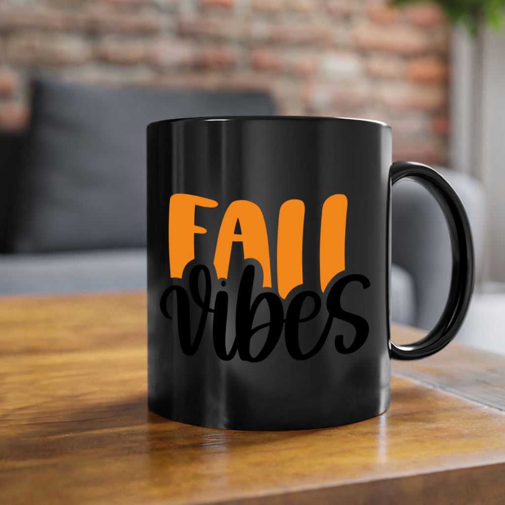 Fall Vibes 487#- fall-Mug / Coffee Cup