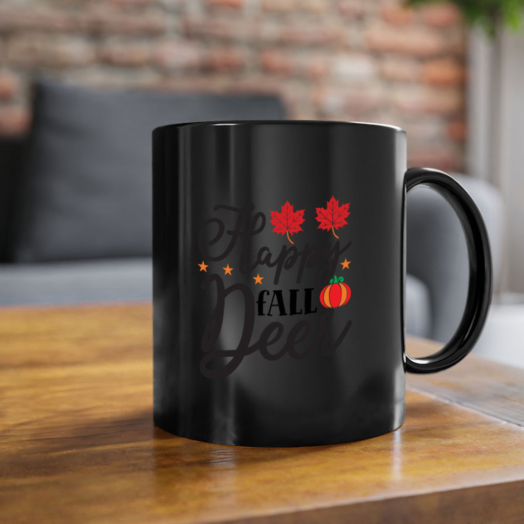 Happyfalldeer 254#- fall-Mug / Coffee Cup