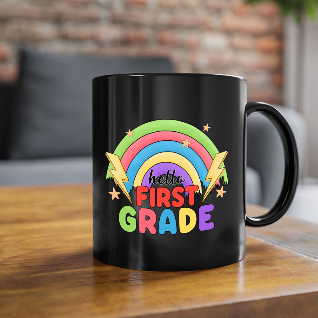 Hello 1st Grade Rainbow 13#- First Grade-Mug / Coffee Cup