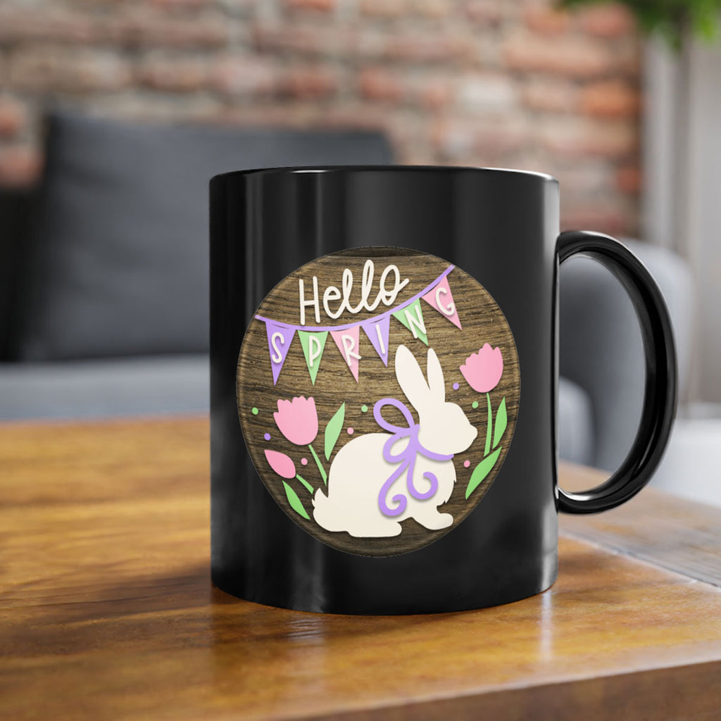 Hello spring bunny Mockup190#- spring-Mug / Coffee Cup