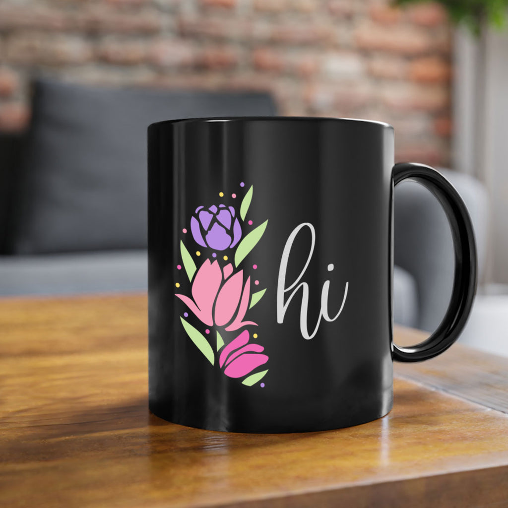 Hi pink flowers238#- spring-Mug / Coffee Cup