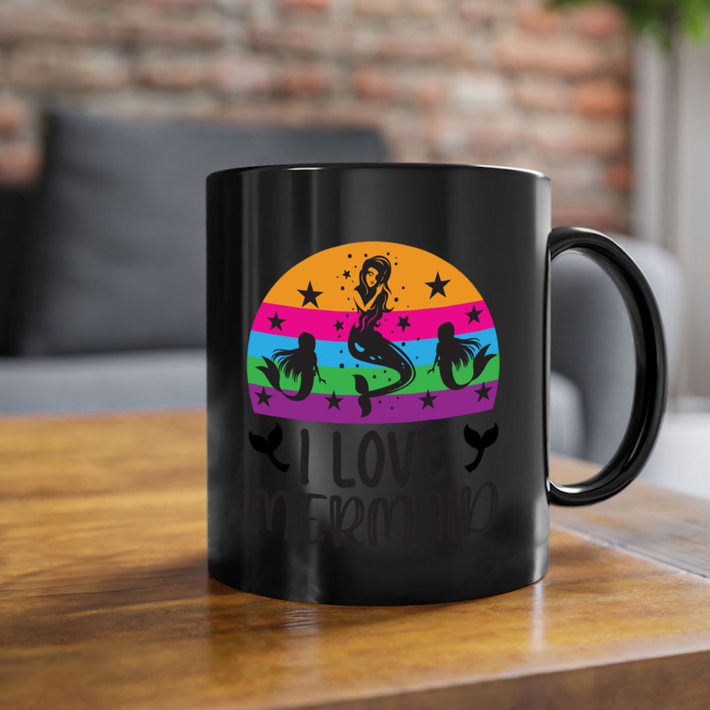 I love mermaid 230#- mermaid-Mug / Coffee Cup