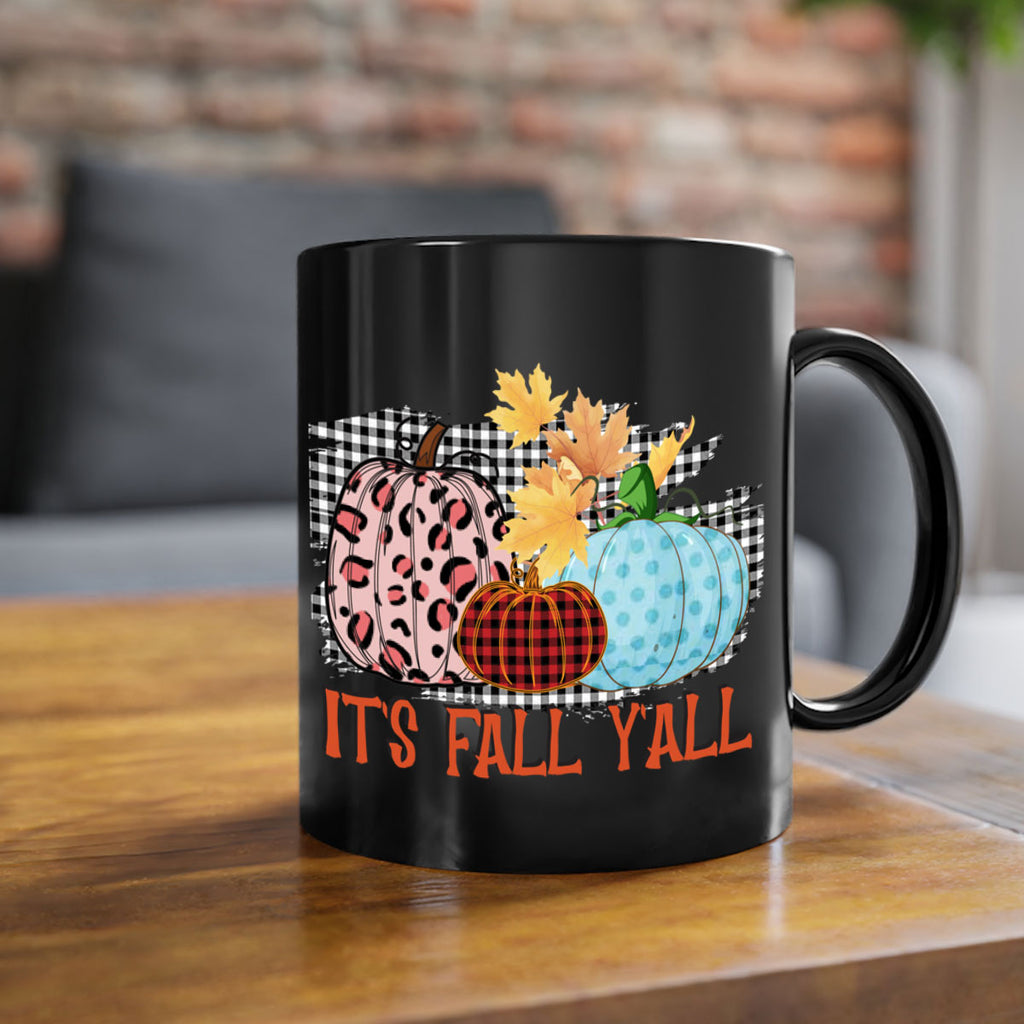 Its Fall Yall Design 371#- fall-Mug / Coffee Cup