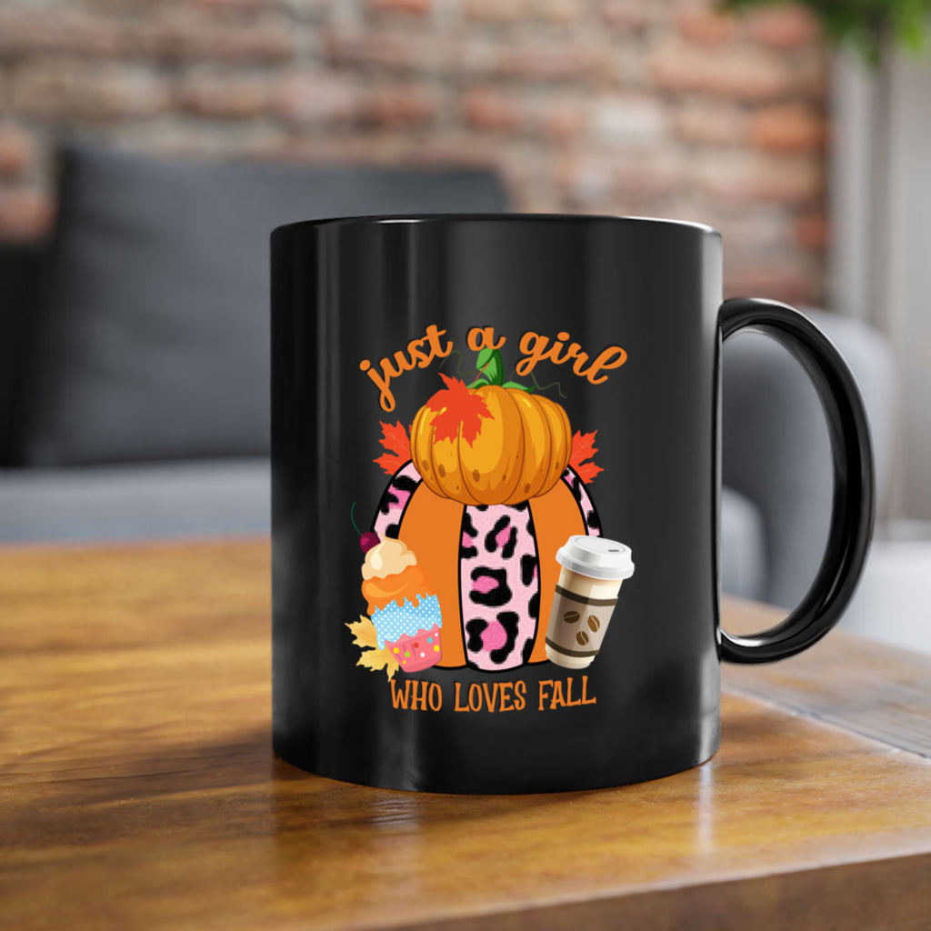 Just a Girl Who Loves Fall 383#- fall-Mug / Coffee Cup