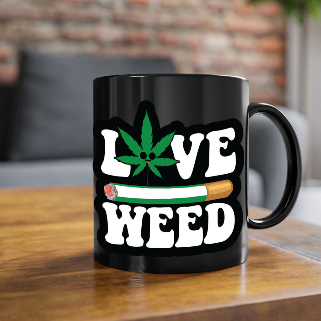 Love weed 194#- marijuana-Mug / Coffee Cup