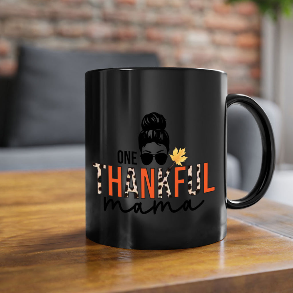 One thankful mama 463#- fall-Mug / Coffee Cup
