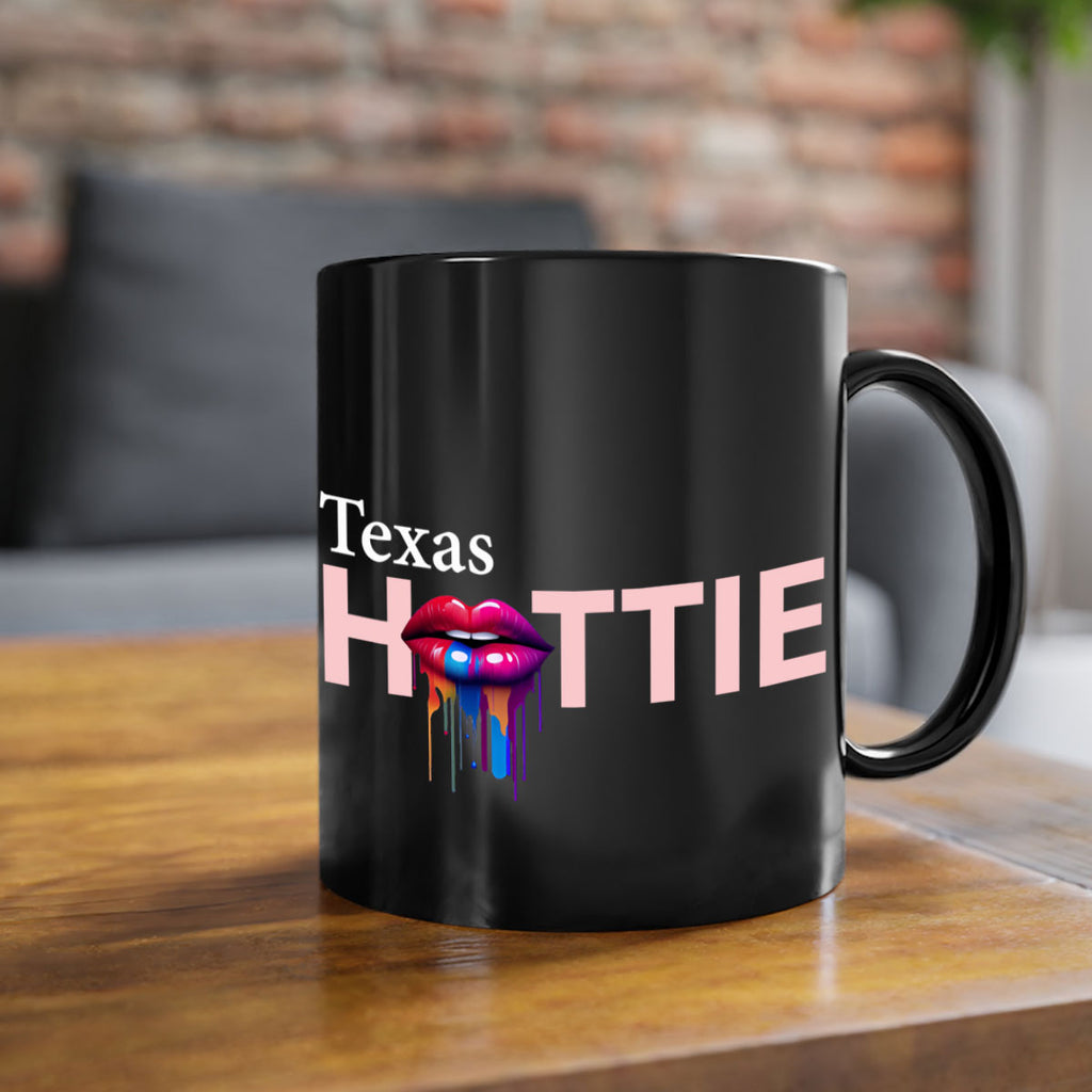 Texas Hottie with dripping lips 117#- Hottie Collection-Mug / Coffee Cup
