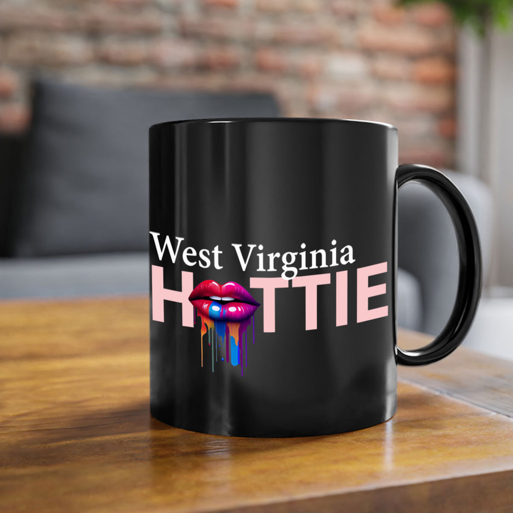 West Virginia Hottie with dripping lips 122#- Hottie Collection-Mug / Coffee Cup