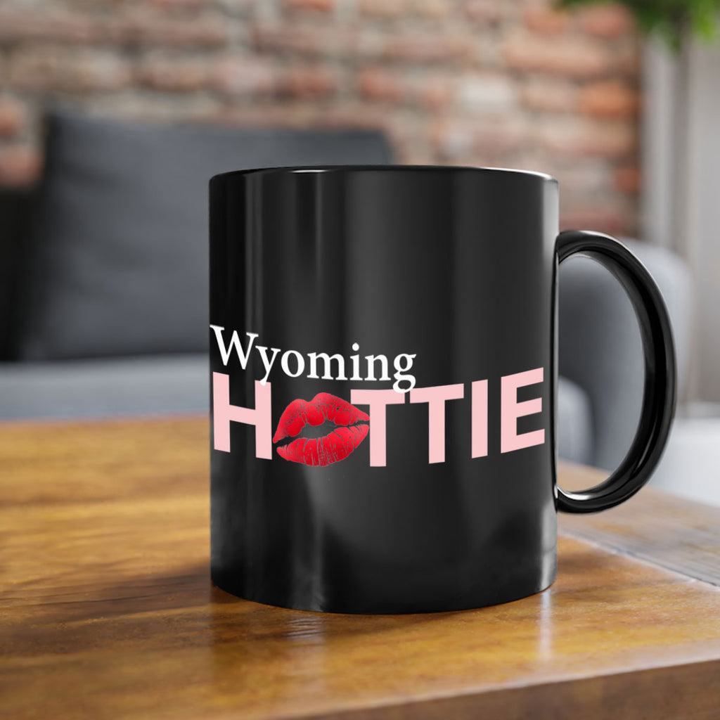 Wyoming Hottie With Red Lips 104#- Hottie Collection-Mug / Coffee Cup